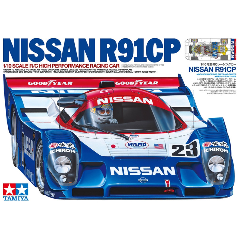 TAMIYA 47531 Nissan R91CP Group C 2WD