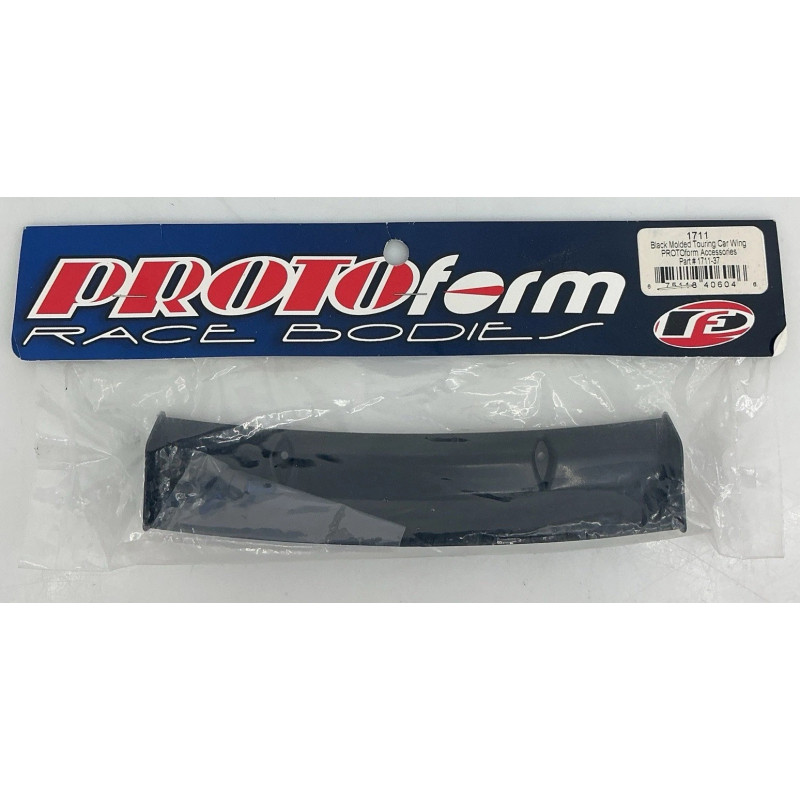 Protoform 1711 Black Molded Touring Car Wing